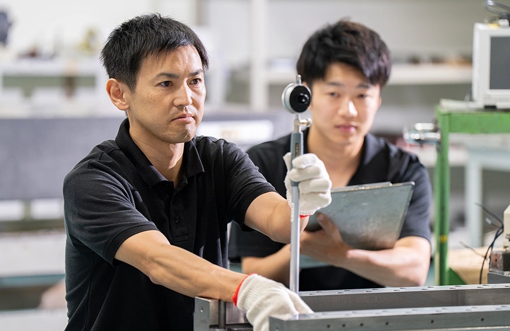 現場でのマンツーマン指導